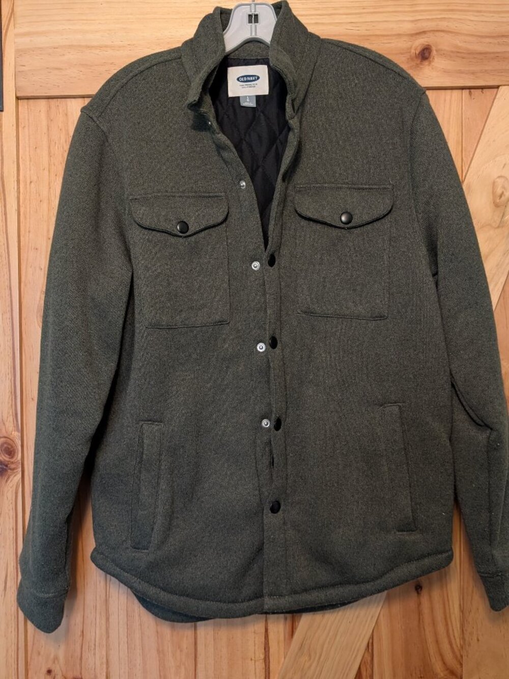 Old Navy Olive Green Shirt Jacket Size L